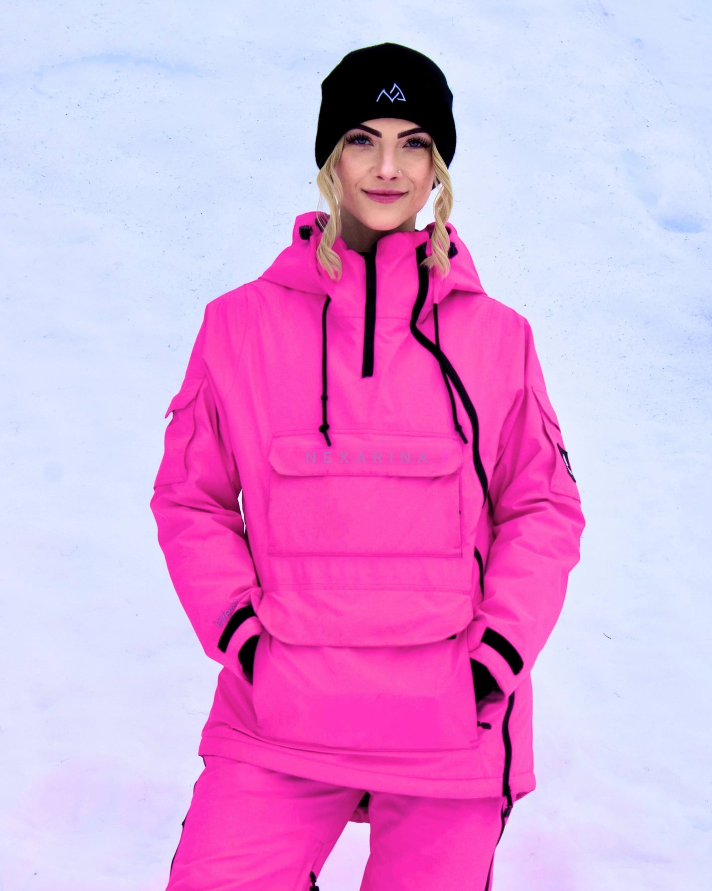 Women’s Nexarina Indy Snow Jacket in Electric Pink front view