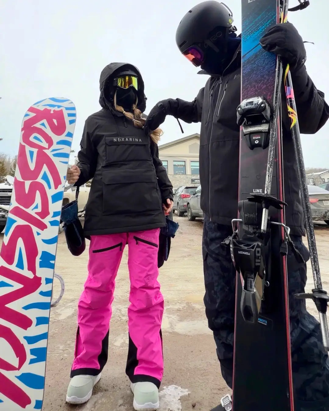 Electric Pink outerwear on real women