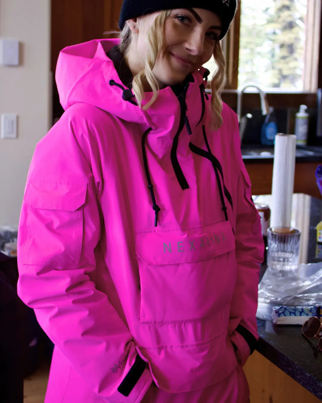 Electric Pink outerwear on real women
