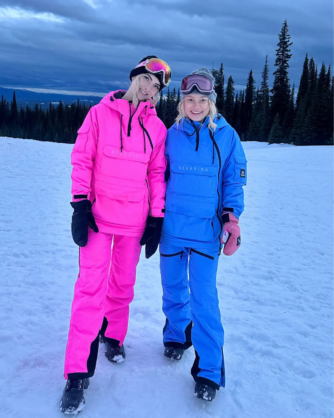 Electric Pink outerwear on real women